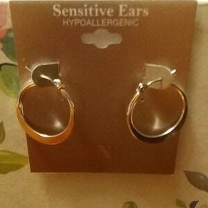 Mixit Gold and Silver Hypoallergenic Earrings